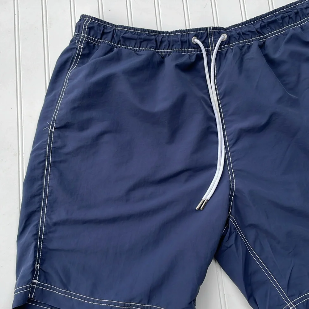 NAUTICA MENS QUICK DRY BLUE SWIM SHORTS INSIDE POCKET SIZE XL
